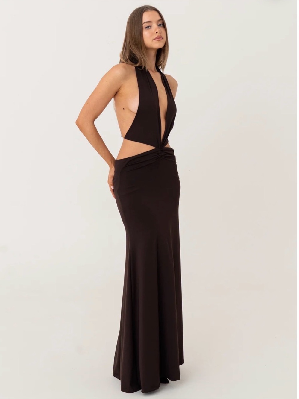HNTR the Label Brown Azalea Dress